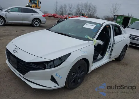 2022 Hyundai Elantra Sel z USA, uszkodzony, nr VIN 5NPLS4AG7NH071605